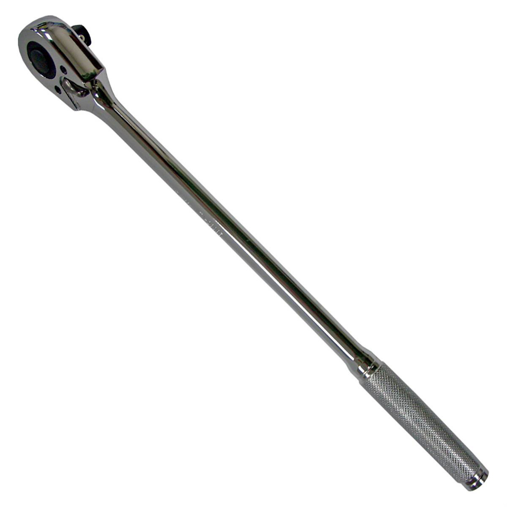 K Tool International Pro Series Long Ratchet — 1/2in. Drive, High Polished Chrome, Push Button Release, Model# KTI23095